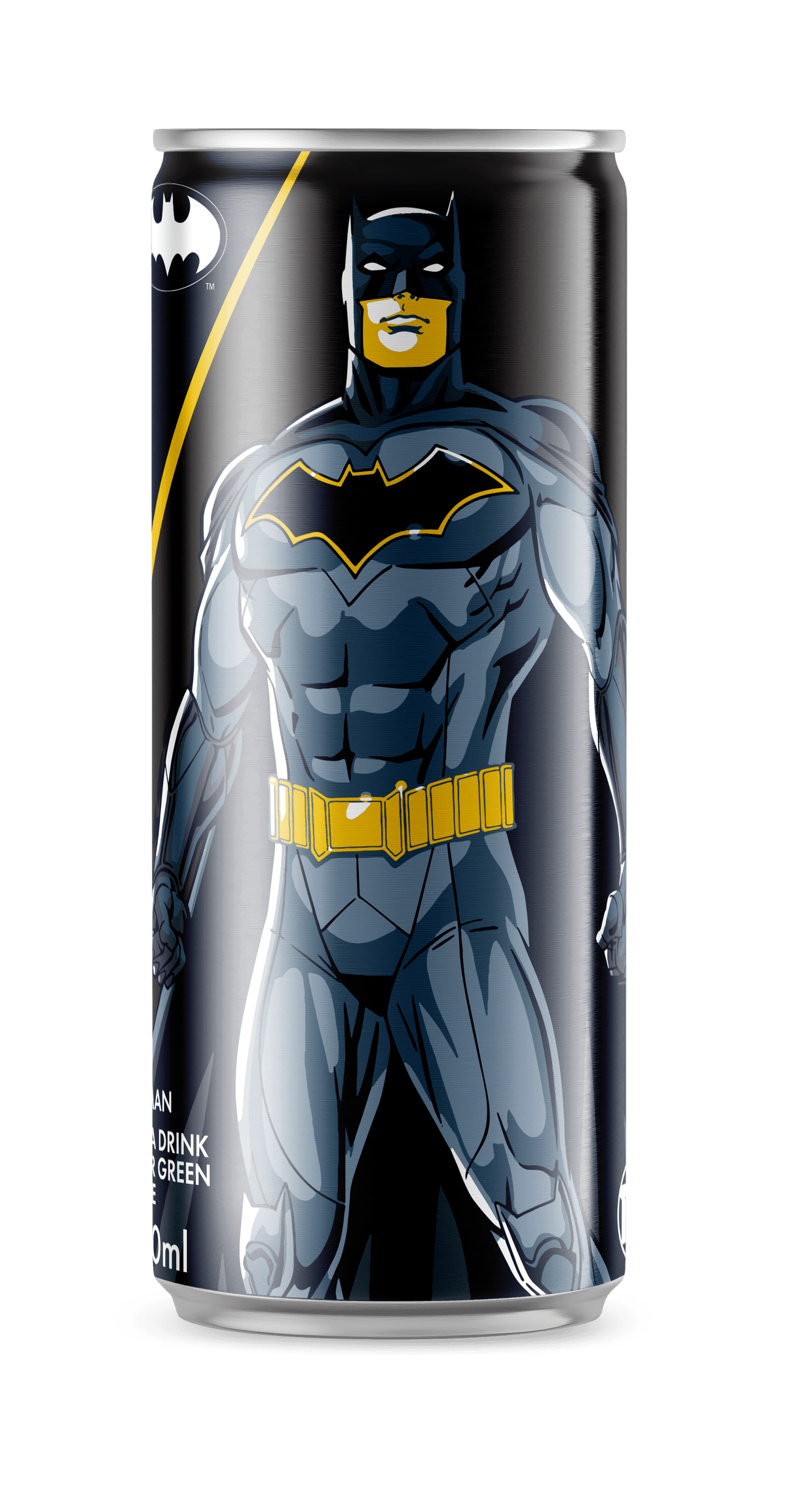 Batman licensed drink can